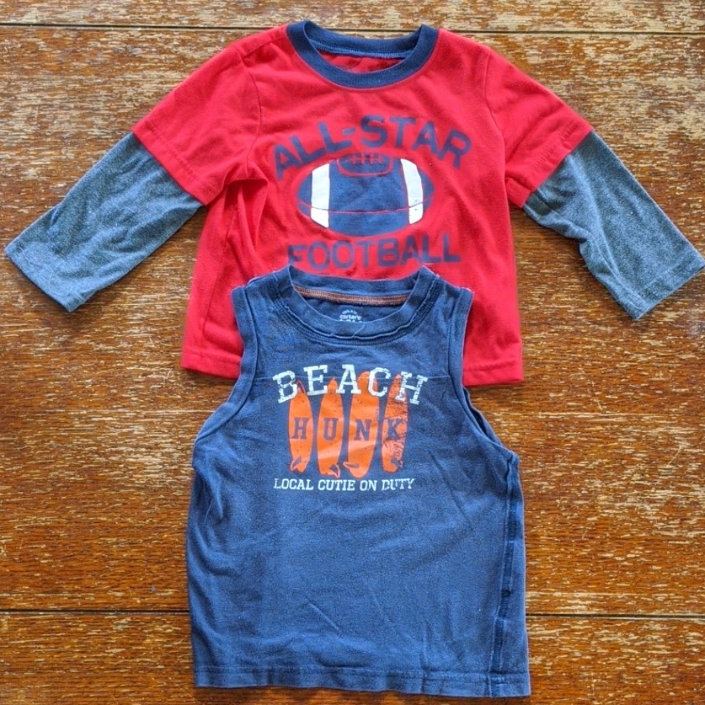 Boys tank an long sleeve